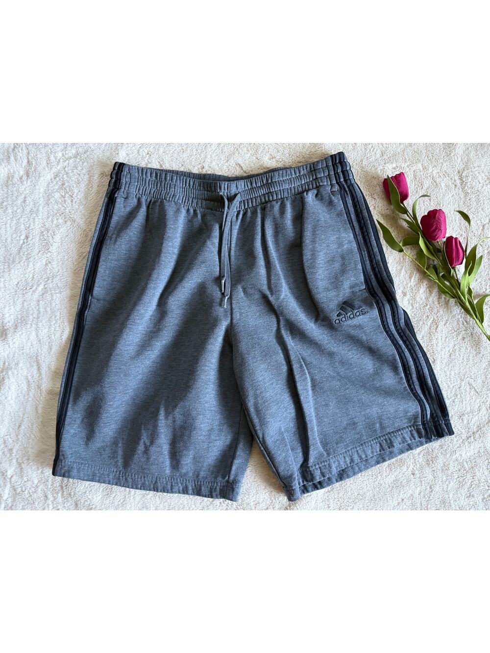 Adidas Gray Sweat Shorts Size Large